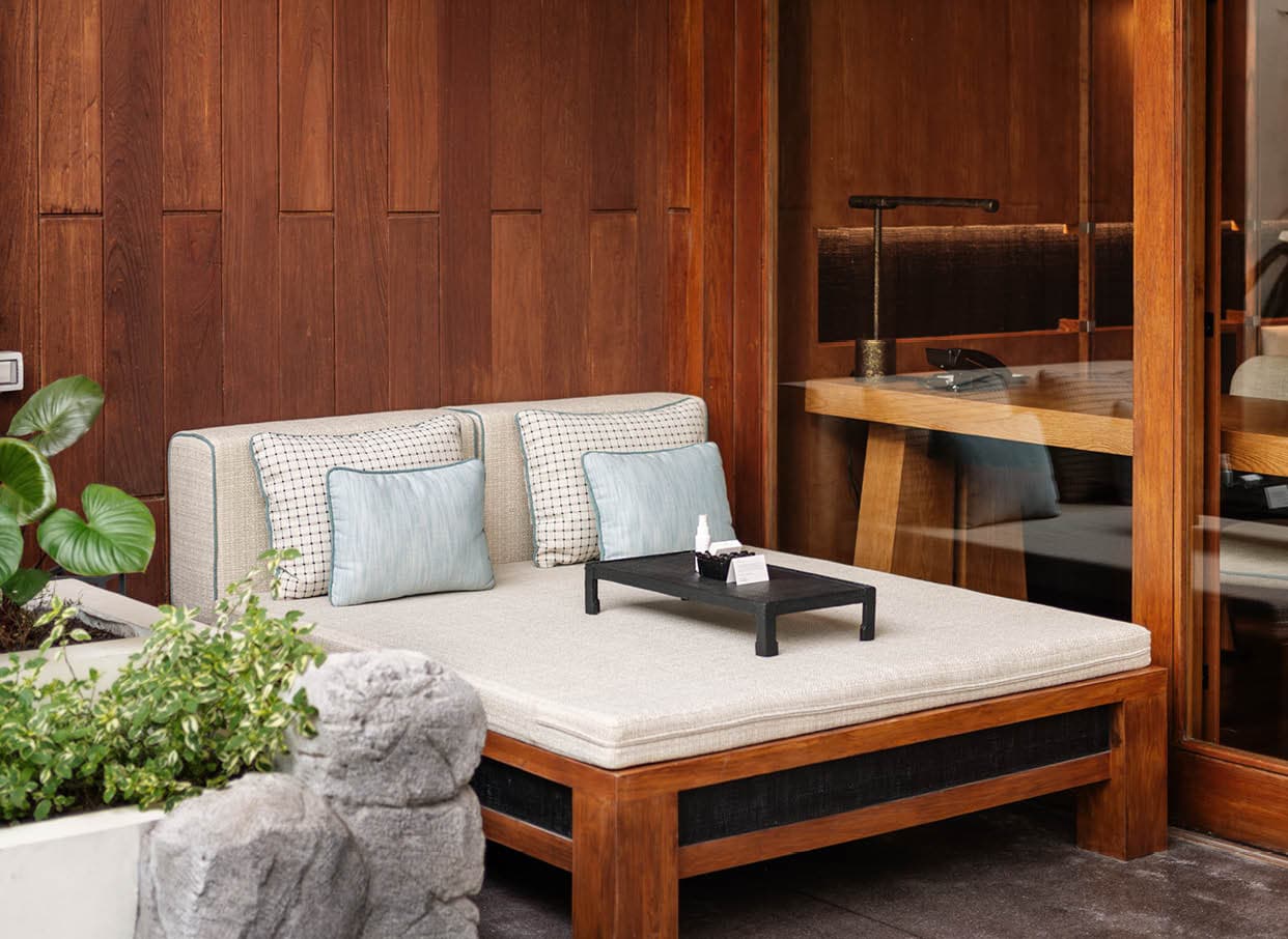 Kasara Suite living area and terrace